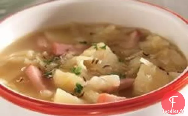 Soupe de Jambon, Pommes de Terre et Choux