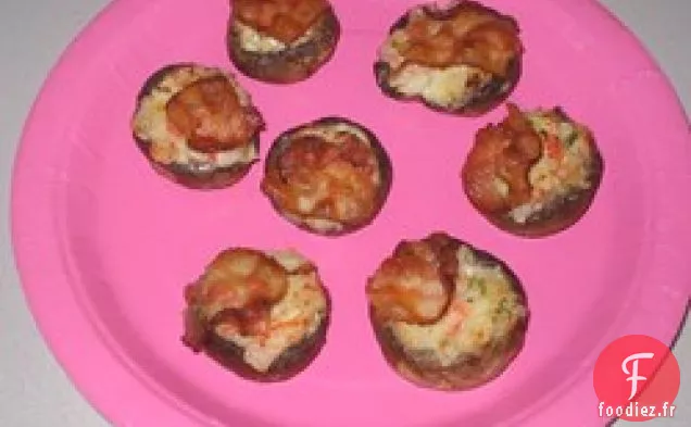 Champignons Farcis aux Fruits de Mer