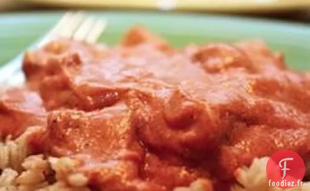 Seitan Makhani (Poulet au Beurre Indien de Style Végétalien)