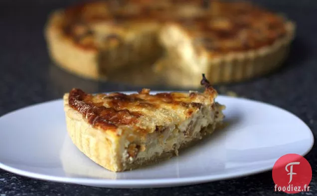 Tarte Au Chou-Fleur Et À L'Oignon Caramélisé