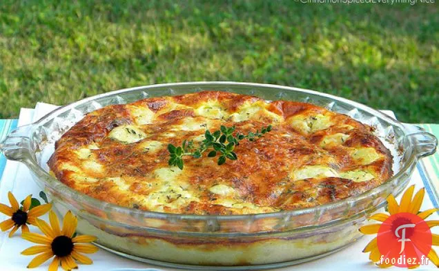Quiche de Chou-Fleur Sans Croûte