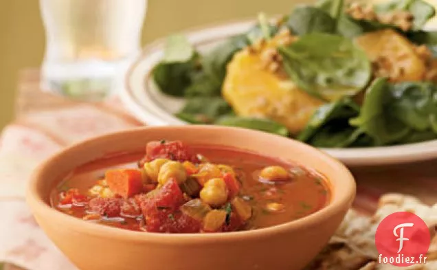 Chili aux Pois Chiches Marocains