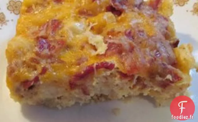 Tarte Brune aux Œufs et au Hachis