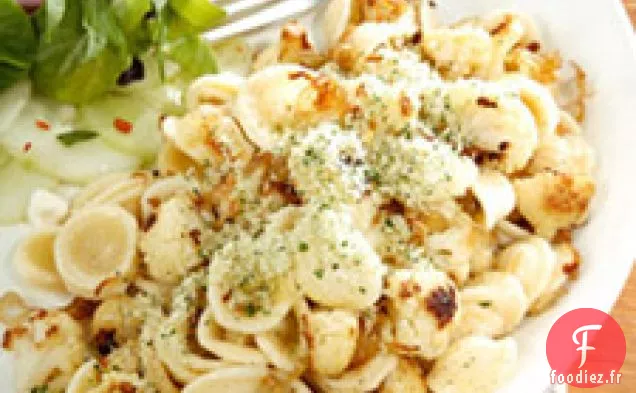 Orecchiette Au Chou-Fleur Caramélisé, Échalotes Et Herbes