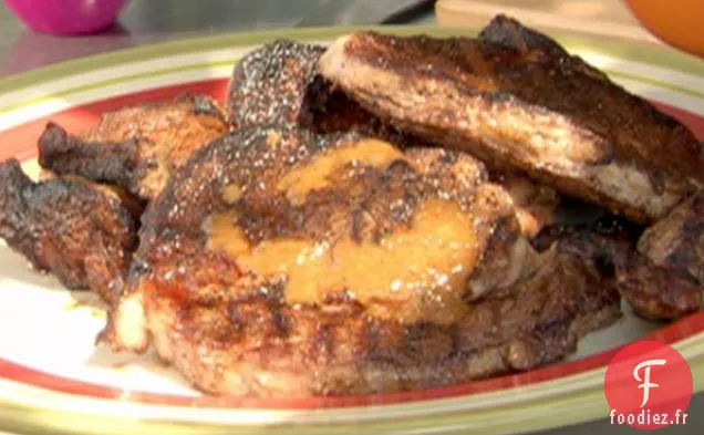 Côtelette aux Épices Espagnoles avec Sauce au Bifteck au Vinaigre de Xérès