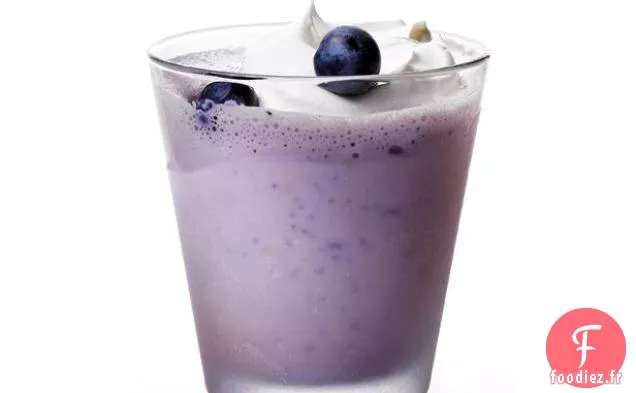 Milk-Shake au Malt aux Bleuets