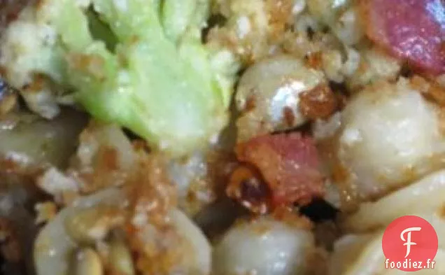 Orecchiette Au Chou-Fleur, Chapelure, Pancetta Et Pépites