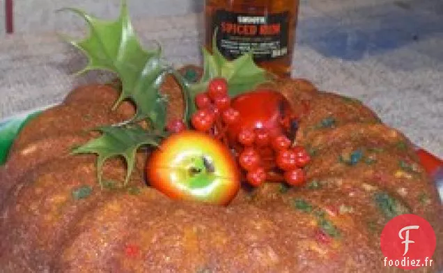 Gâteau au Rhum de Noël Simple