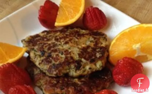 Galettes de Courgettes Au Parmesan