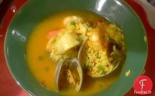 Soupe de Fruits de Mer Portoricaine: Asopao de Mariscos
