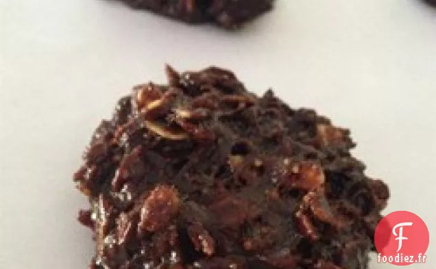 Biscuits à l'Avoine Au Chocolat Sans Cuisson