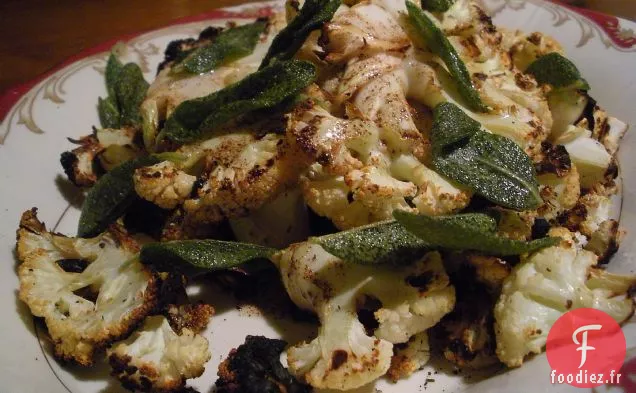Chou-Fleur Grillé, Sauge et Beurre Brun