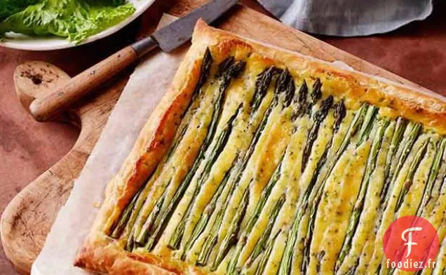 Tarte aux Asperges de Printemps