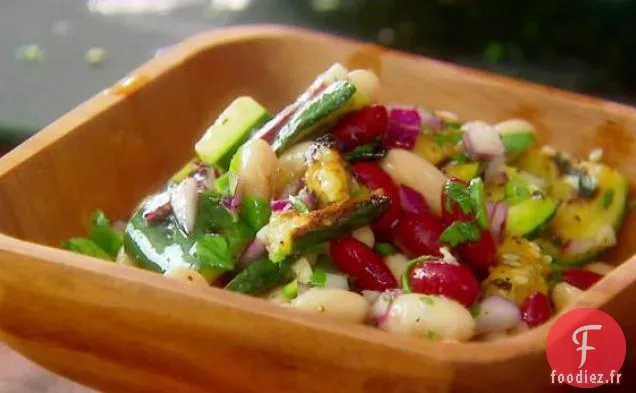 Salade de Courgettes et Haricots Grillés