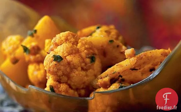 Sabzi de Chou-Fleur et Pomme de Terre aux Épices