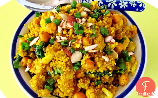 Couscous De Pois Chiches Et Chou-Fleur Au Curry