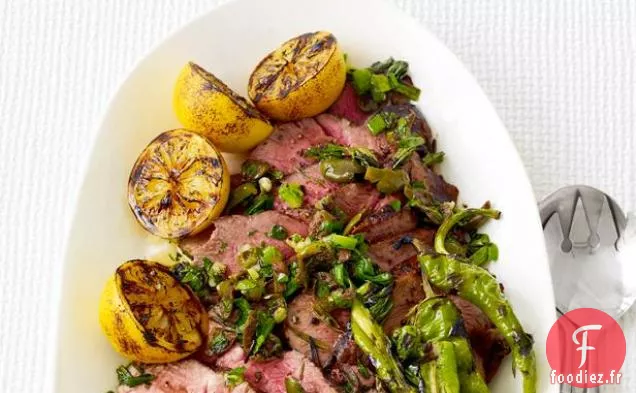 Steak Avec Salsa Aux Olives