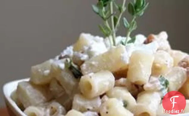 Pâtes aux Pommes Et Noix au Fromage de Chèvre