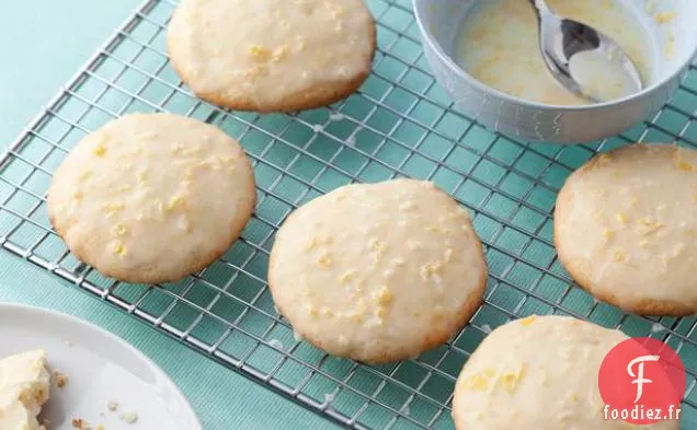 Biscuits au Citron Ricotta avec Glaçage au Citron