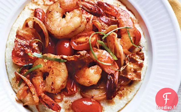 Crevettes Épicées et Gruau