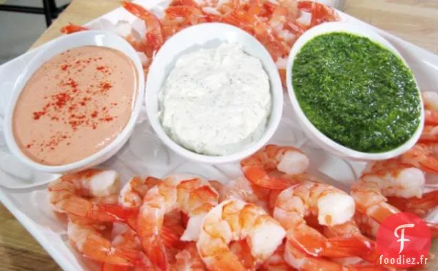 Sauce Cocktail au Pesto de Crevettes au Persil Et au Paprika