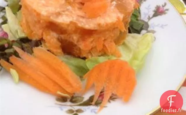 Salade de Gélatine à l'Orange Et aux Carottes