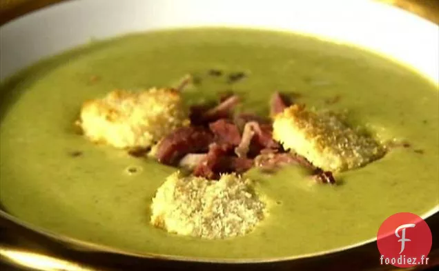 Soupe de Sunchoke et de Pois Cassés