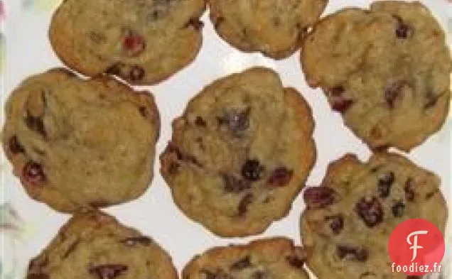 Biscuits aux Pépites de Chocolat aux Canneberges