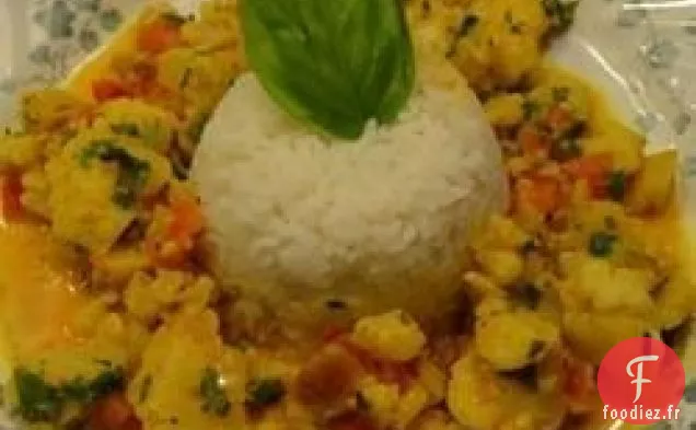 Chou-Fleur Au Curry Facile