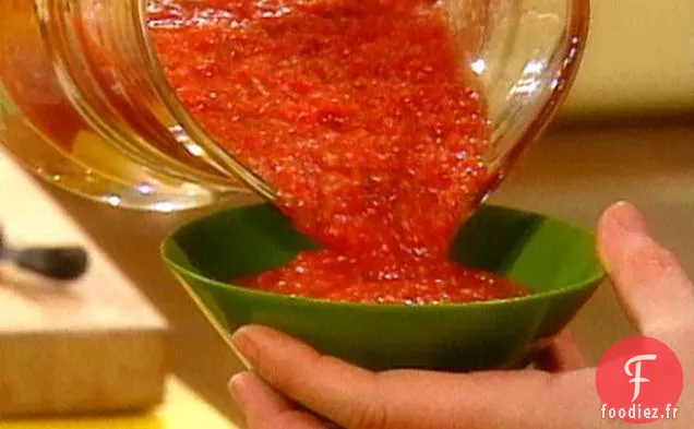 Gaspacho Au Poivron Rouge