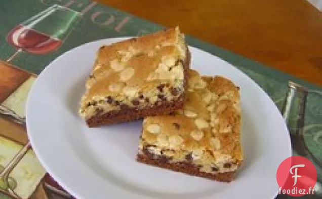 Brownies Riches en Noir et Blanc