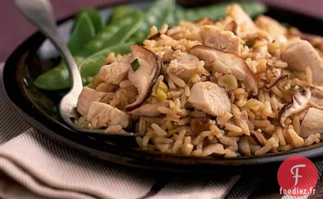 Mélange Poulet-Champignons- Riz