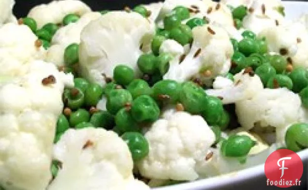 Pois Indiens Et Chou-Fleur