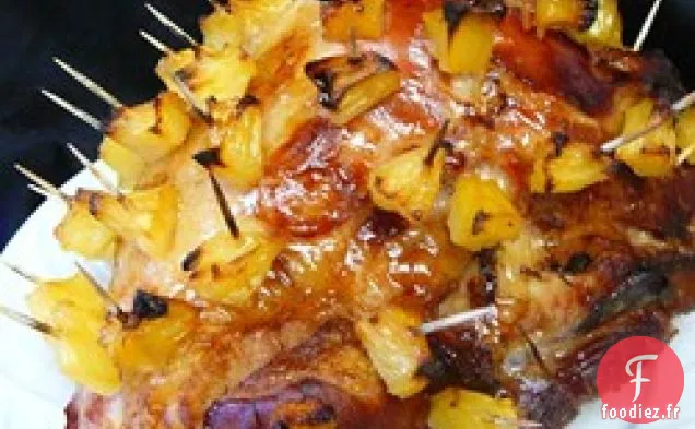 Jambon Glacé à la Cassonade et à l'Ananas