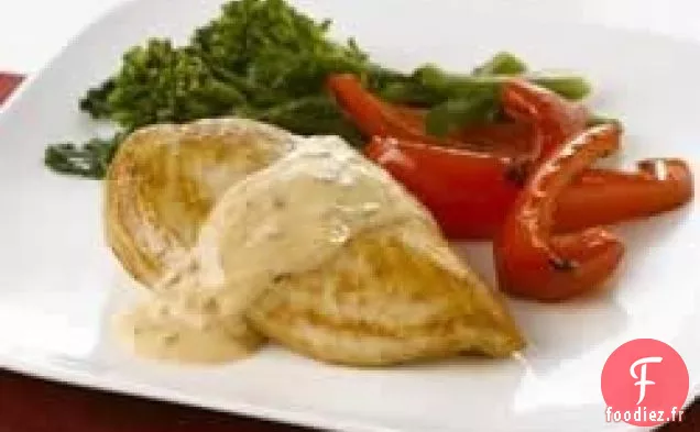 Poulet à la Sauce Crémeuse à la Tomate et au Basilic