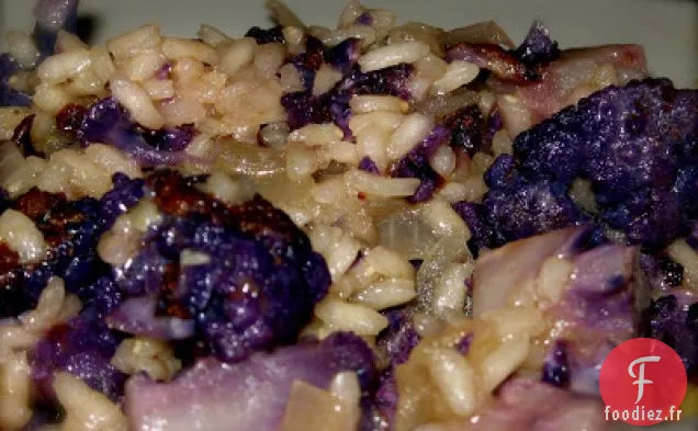 Risotto Au Chou-Fleur Violet Rôti
