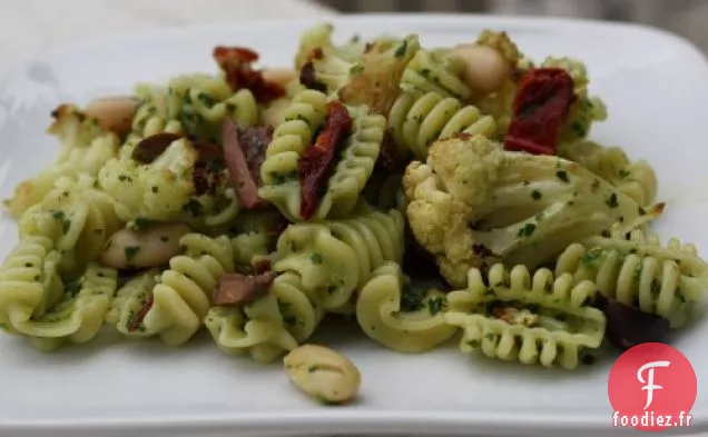 Pâtes Au Chou-Fleur Rôti Et Au Pesto De Persil