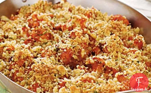 Gratin De Chou-Fleur Sauté, Tomate, Pignons Et Safran
