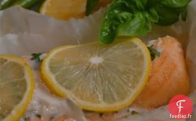 Saumon Cuit au Four Parchemin