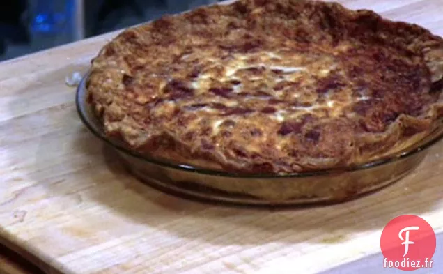 Quiche au Fromage Double Double Bacon