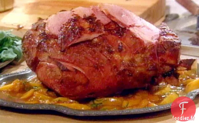 Jambon de Géorgie avec Garniture de Pêche