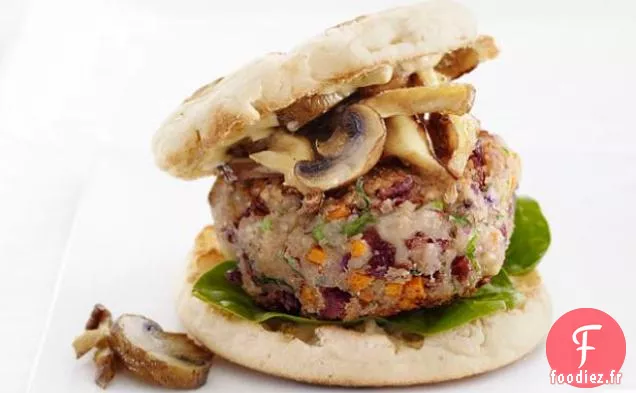 Hamburgers Végétariens aux Champignons