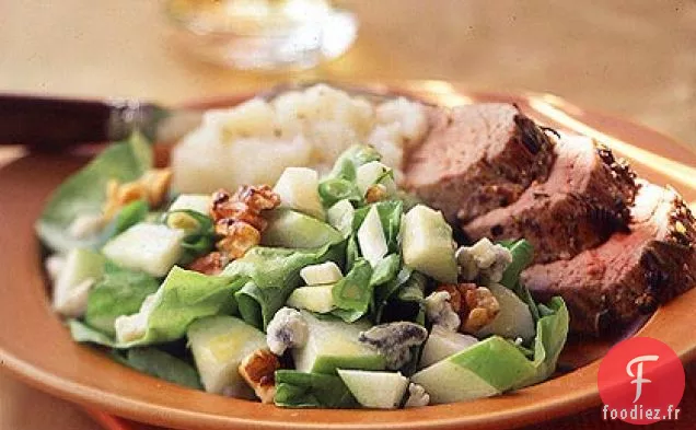 Salade Classique aux Pommes et au Fromage Bleu