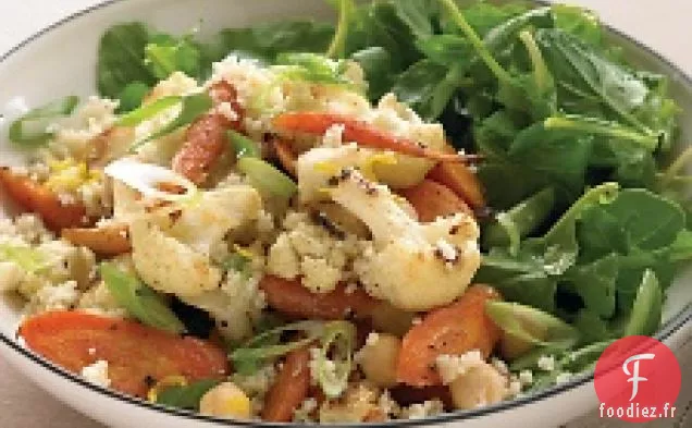 Salade De Couscous Aux Légumes Rôtis Et Pois Chiches