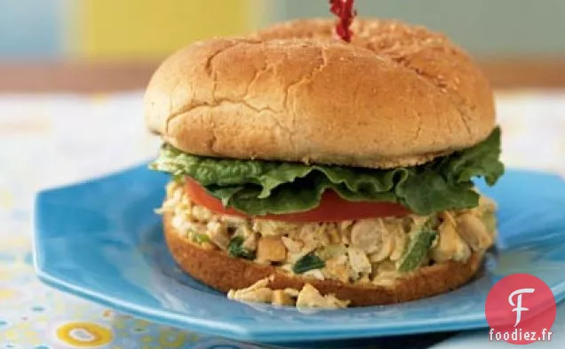 Sandwichs à la Salade de Poulet aux Noix de Cajou