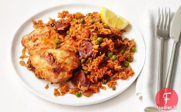 Riz au Poulet et au Chorizo
