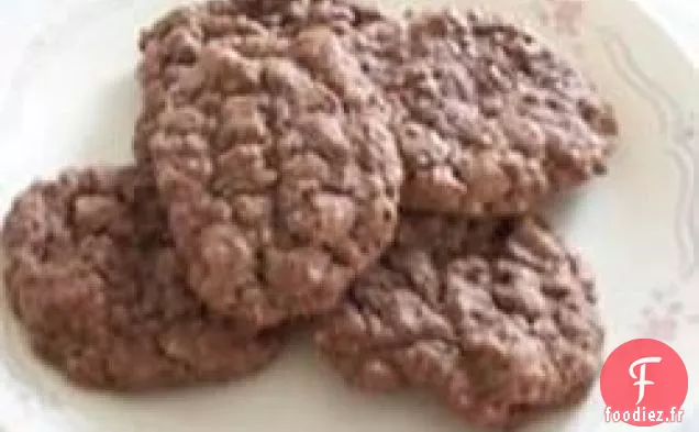 Biscuits aux Pépites de Flocons d'Avoine Au Chocolat