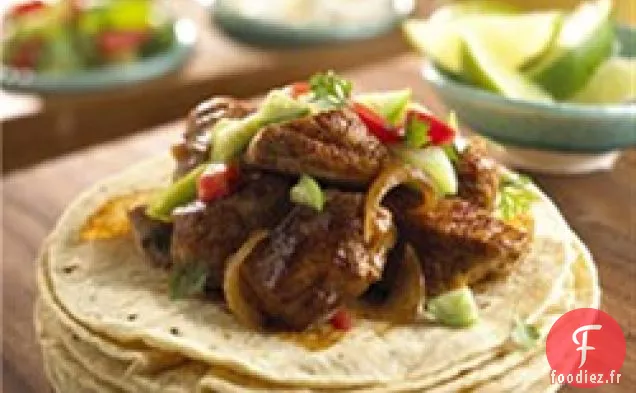 Carnitas de Porc à la Sauce Tomatillo à la Coriandre
