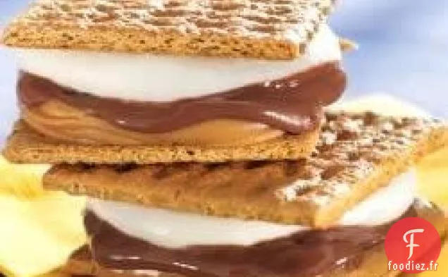 Beurre d'Arachide Au Micro-ondes S'Mores