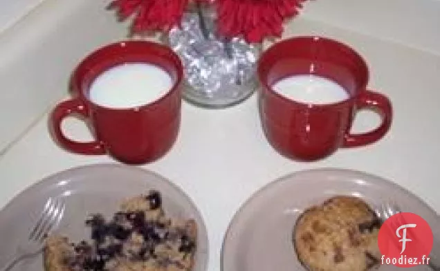 Muffins aux Myrtilles de Blé Entier